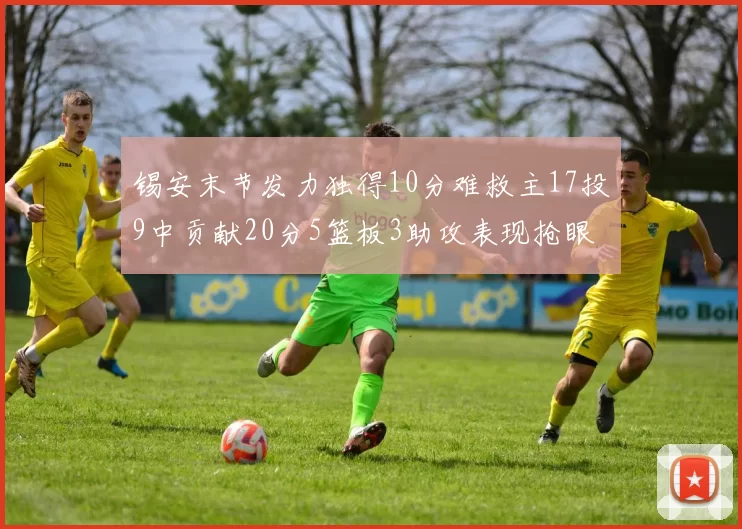锡安末节发力独得10分难救主17投9中贡献20分5篮板3助攻表现抢眼
